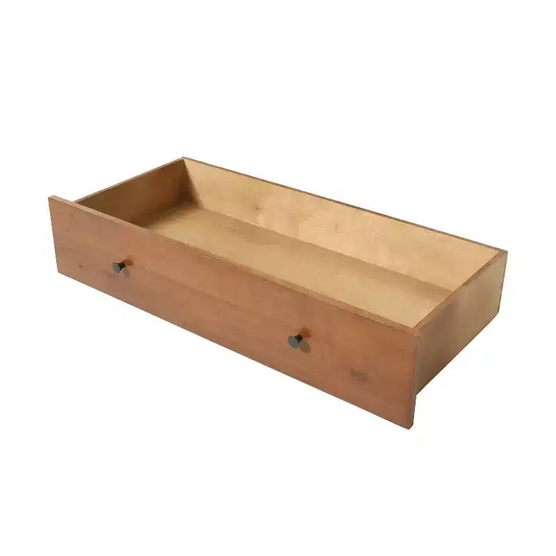 Cassettiera Rettangolare in Legno di Acacia a 3 Cassetti, Finitura Legno Naturale per Camera da Letto e Cabina Armadio
