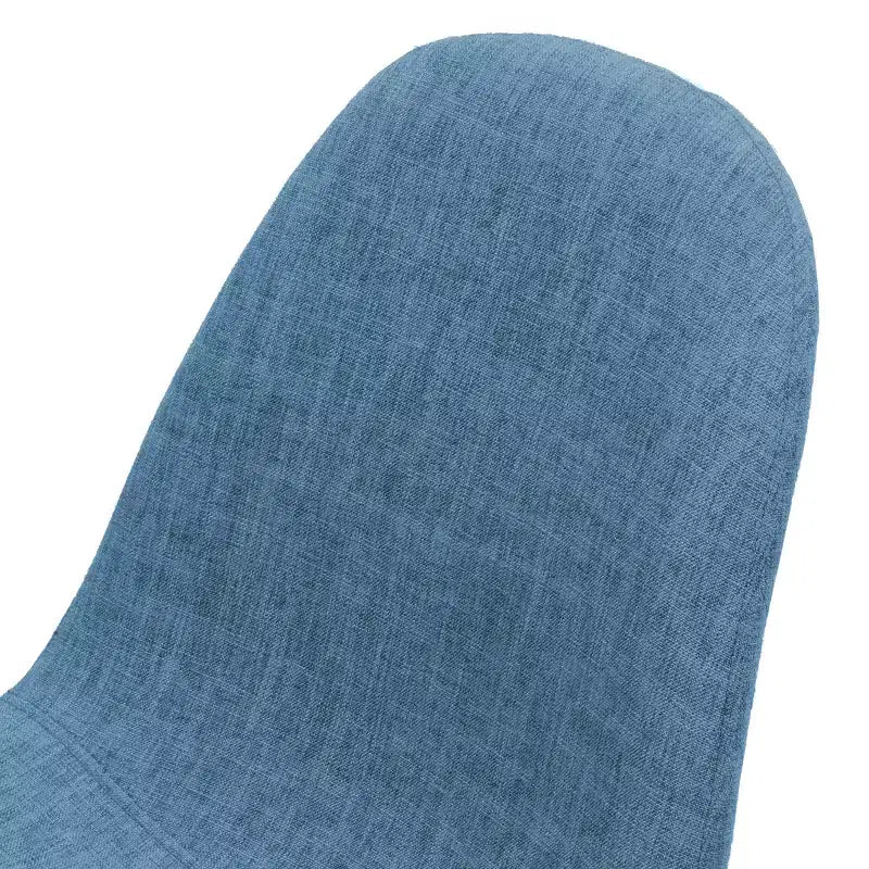 Sedie da Pranzo Imbottite Mid-Century con Struttura in Ferro, Set da 2, Stile Moderno