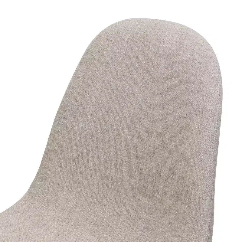 Sedie da Pranzo Imbottite Mid-Century con Struttura in Ferro, Set da 2, Stile Moderno