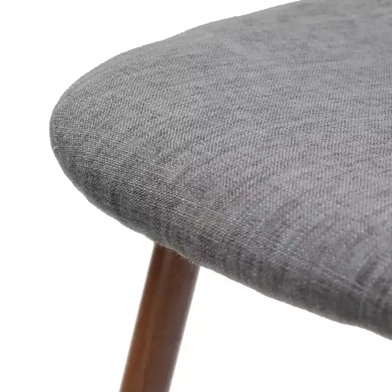 Sedie da Pranzo Imbottite Mid-Century con Struttura in Ferro, Set da 2, Stile Moderno