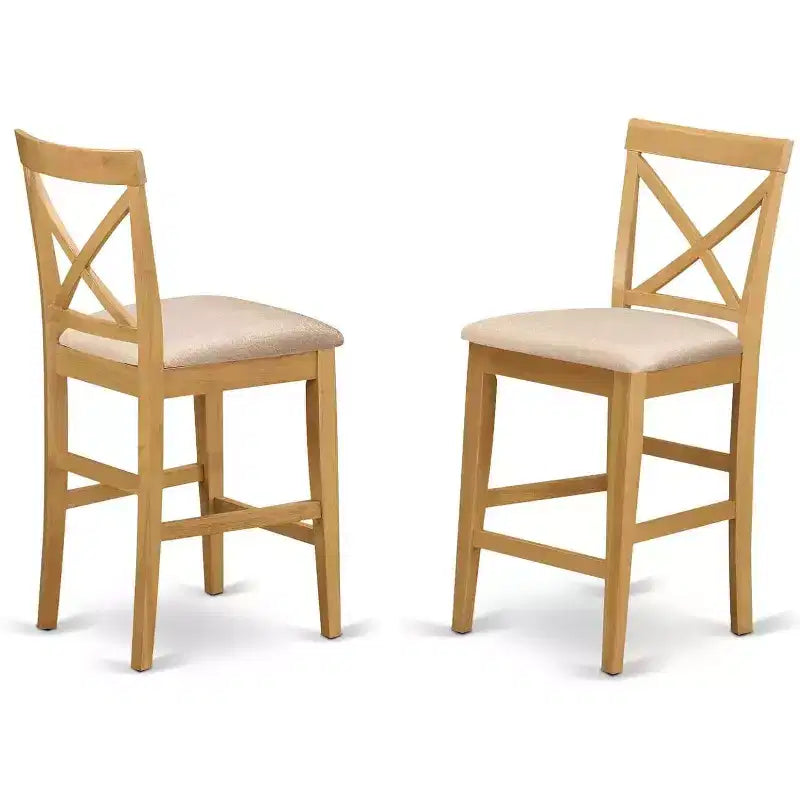 Sedia da pranzo alta da bar in tessuto di lino, sgabello da bancone per cucina e sala da pranzo