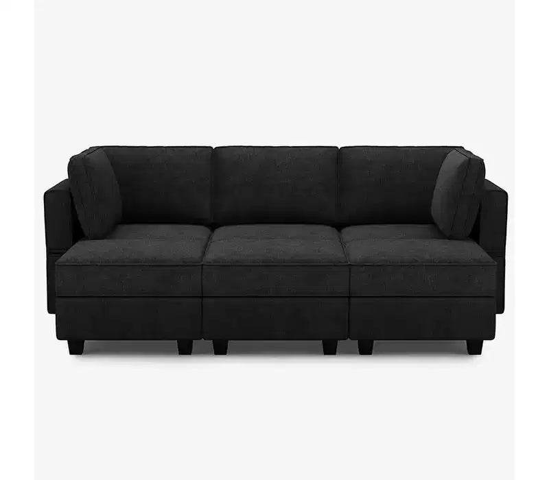 Divano letto modulare Terry con contenitore, 6 posti + 5 laterali, sezionale convertibile