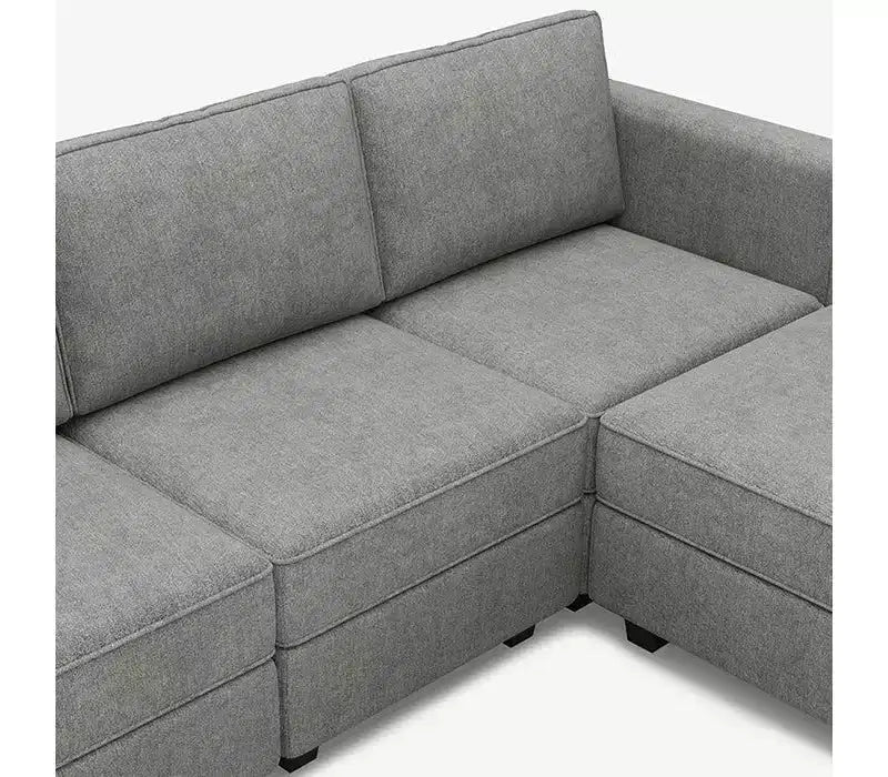 Divano letto modulare Terry con contenitore, 6 posti + 5 laterali, sezionale convertibile