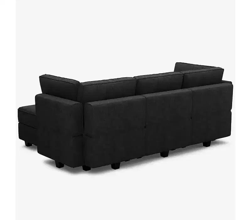 Divano letto modulare Terry con contenitore, 6 posti + 5 laterali, sezionale convertibile