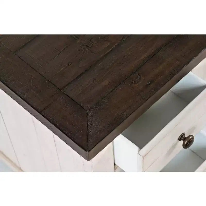 Tavolino Laterale con Ricarica USB, Bianco, Tavolino Moderno con Porte USB Integrate per Soggiorno