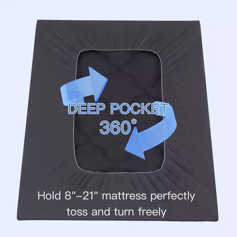 Topper per materasso Pillow Top, Coprimaterasso morbido con tasche profonde da 8 a 21 pollici, Tutte le misure di letto