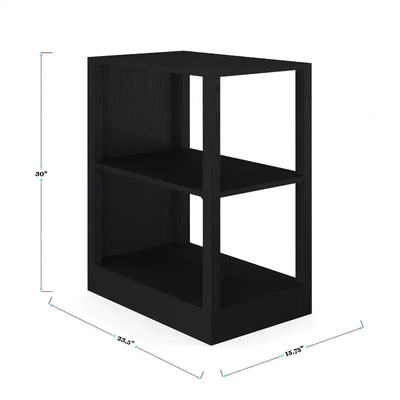 Scrivania Modulare per Ufficio Domestico con Cassetto Singolo e Doppie Scaffalature a 2 Ripiani, Workstation Moderna
