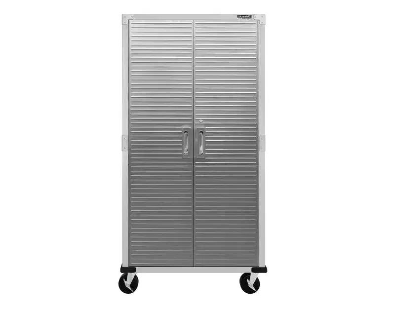 Set di 2 armadietti in acciaio per impieghi gravosi, 91x46x230 cm, Organizzazione garage e casa