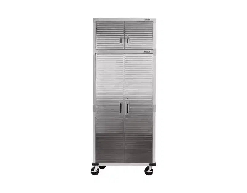 Set di 2 armadietti in acciaio per impieghi gravosi, 91x46x230 cm, Organizzazione garage e casa