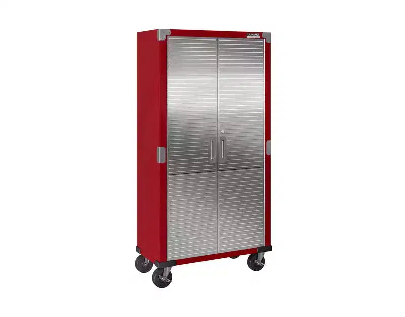Set di 2 armadietti in acciaio per impieghi gravosi, 91x46x230 cm, Organizzazione garage e casa