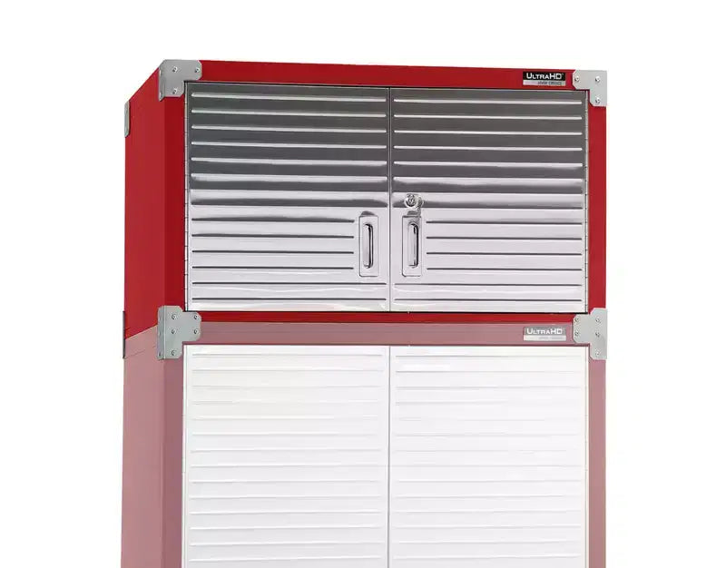 Set di 2 armadietti in acciaio per impieghi gravosi, 91x46x230 cm, Organizzazione garage e casa