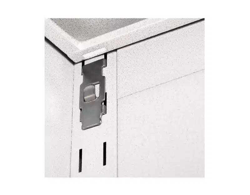 Set di 2 armadietti in acciaio per impieghi gravosi, 91x46x230 cm, Organizzazione garage e casa