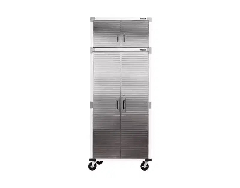 Set di 2 armadietti in acciaio per impieghi gravosi, 91x46x230 cm, Organizzazione garage e casa