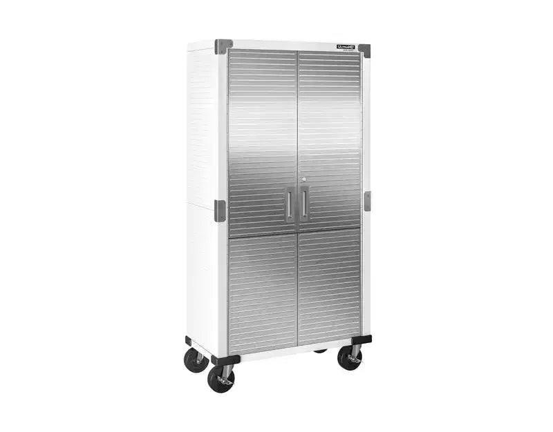 Set di 2 armadietti in acciaio per impieghi gravosi, 91x46x230 cm, Organizzazione garage e casa