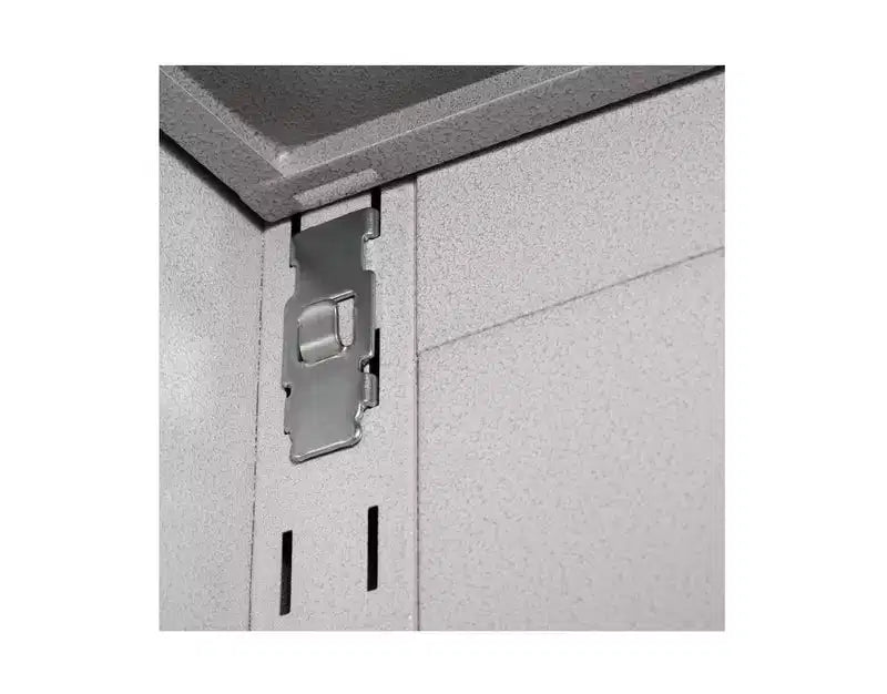 Set di 2 armadietti in acciaio per impieghi gravosi, 91x46x230 cm, Organizzazione garage e casa