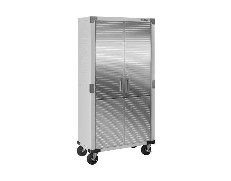 Set di 2 armadietti in acciaio per impieghi gravosi, 91x46x230 cm, Organizzazione garage e casa