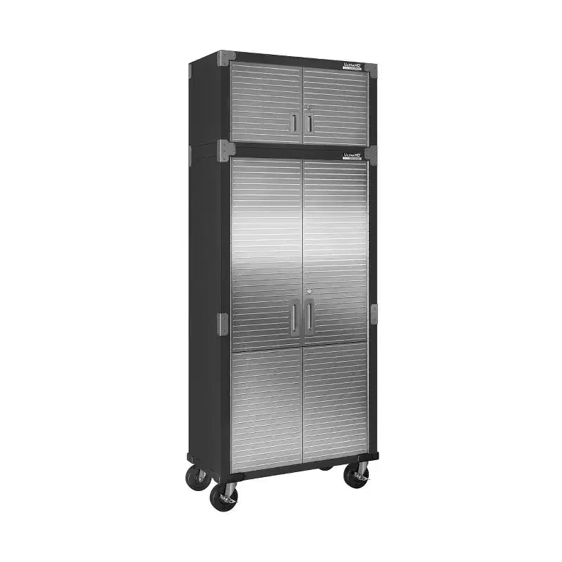 Set di 2 armadietti in acciaio per impieghi gravosi, 91x46x230 cm, Organizzazione garage e casa