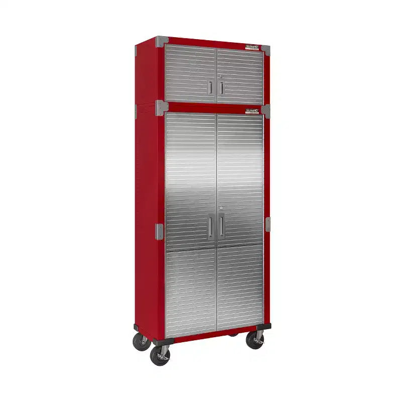 Set di 2 armadietti in acciaio per impieghi gravosi, 91x46x230 cm, Organizzazione garage e casa