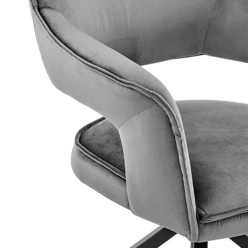 Sedia da pranzo imbottita in velluto con gambe in legno massello, seduta accentata moderna