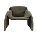 Jofran,Dolce Mid-Century Modern Bent Angle Upholstered Accent Chair