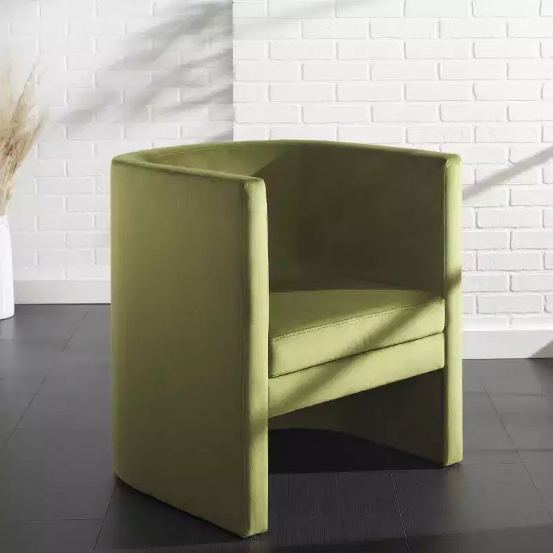 Poltrona moderna imbottita, Elegante poltrona per soggiorno e camera da letto