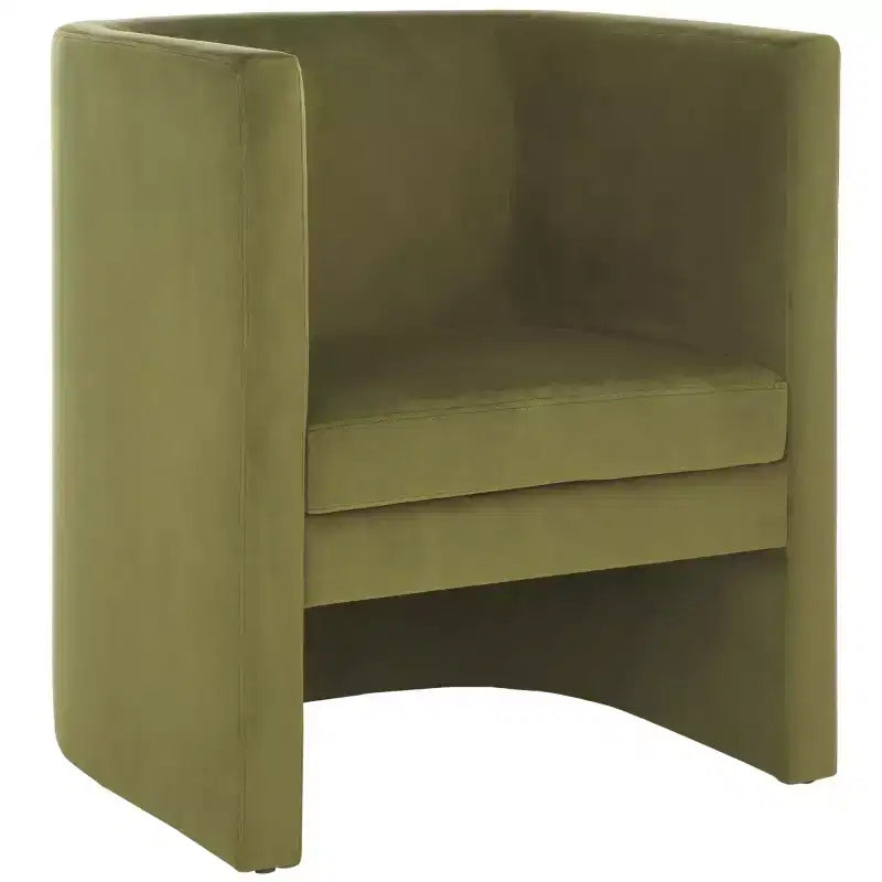 Poltrona moderna imbottita, Elegante poltrona per soggiorno e camera da letto