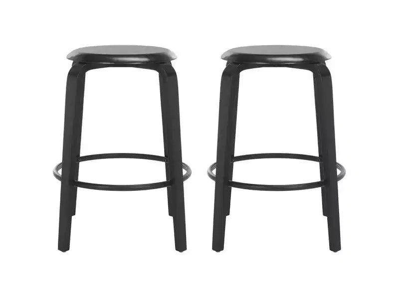 Set di 2 sgabelli da bancone, sedie da bar moderne imbottite per cucina e sala da pranzo