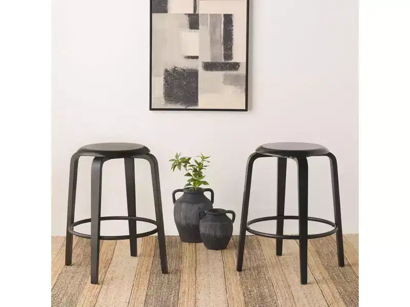 Set di 2 sgabelli da bancone, sedie da bar moderne imbottite per cucina e sala da pranzo