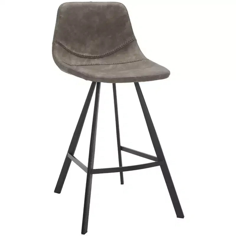 Sgabello moderno da banco con sedile imbottito, elegante sedia da bar per cucina e sala da pranzo