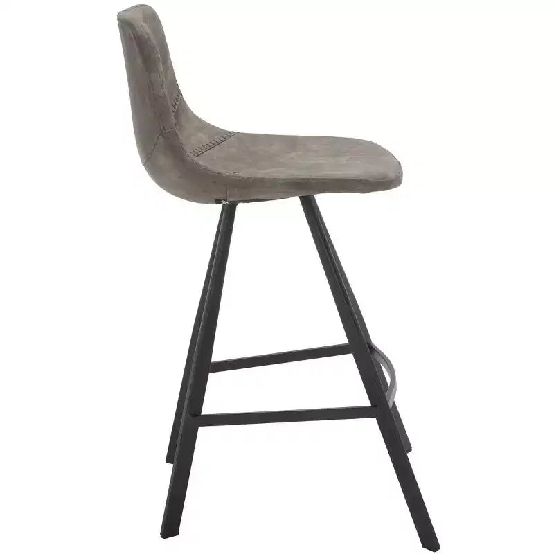Sgabello moderno da banco con sedile imbottito, elegante sedia da bar per cucina e sala da pranzo