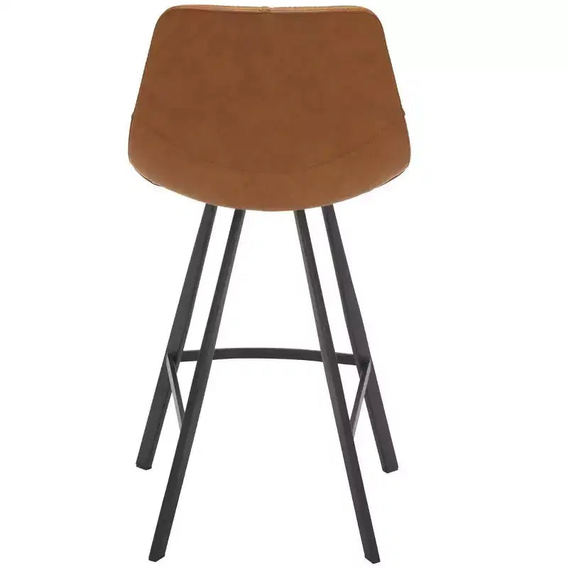Sgabello moderno da banco con sedile imbottito, elegante sedia da bar per cucina e sala da pranzo