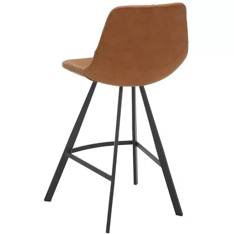 Sgabello moderno da banco con sedile imbottito, elegante sedia da bar per cucina e sala da pranzo
