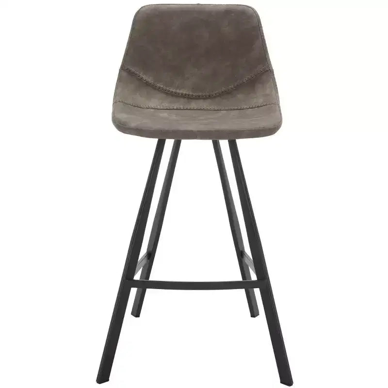 Sgabello moderno da banco con sedile imbottito, elegante sedia da bar per cucina e sala da pranzo