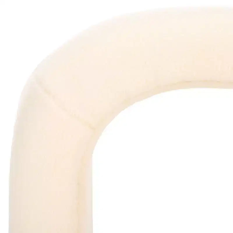 Pouf imbottito moderno, poggiapiedi imbottito e seduta extra per soggiorno e camera da letto