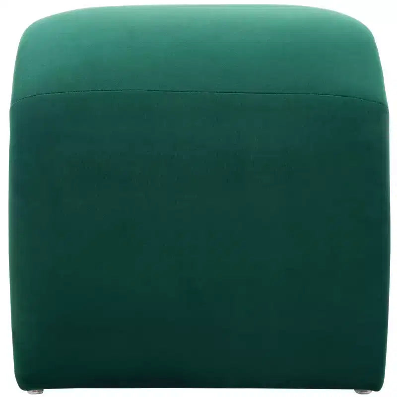 Pouf imbottito moderno, poggiapiedi imbottito e seduta extra per soggiorno e camera da letto
