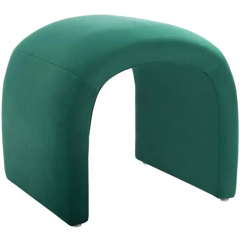 Pouf imbottito moderno, poggiapiedi imbottito e seduta extra per soggiorno e camera da letto