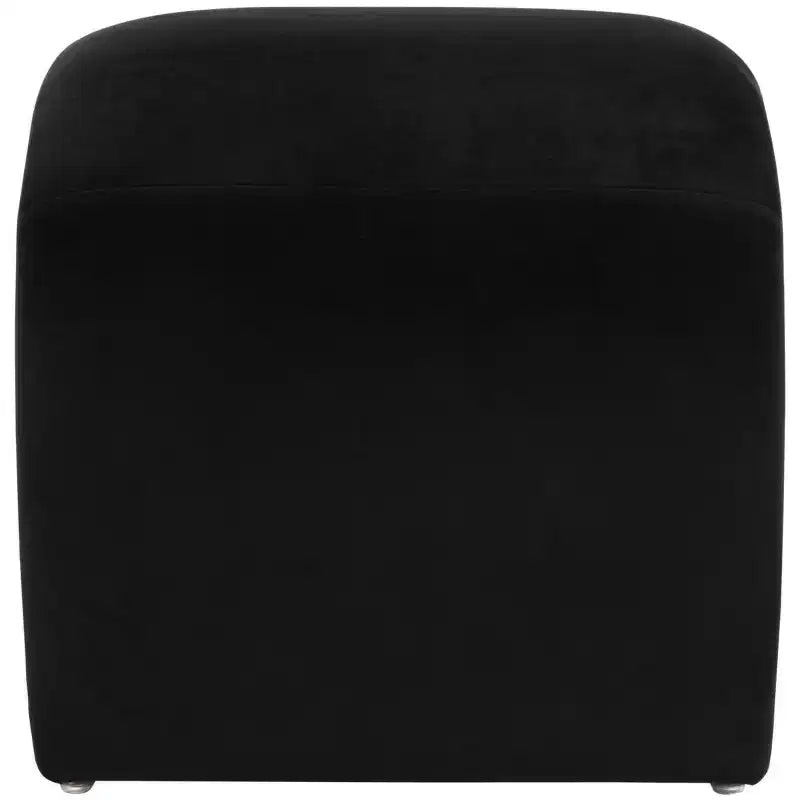 Pouf imbottito moderno, poggiapiedi imbottito e seduta extra per soggiorno e camera da letto