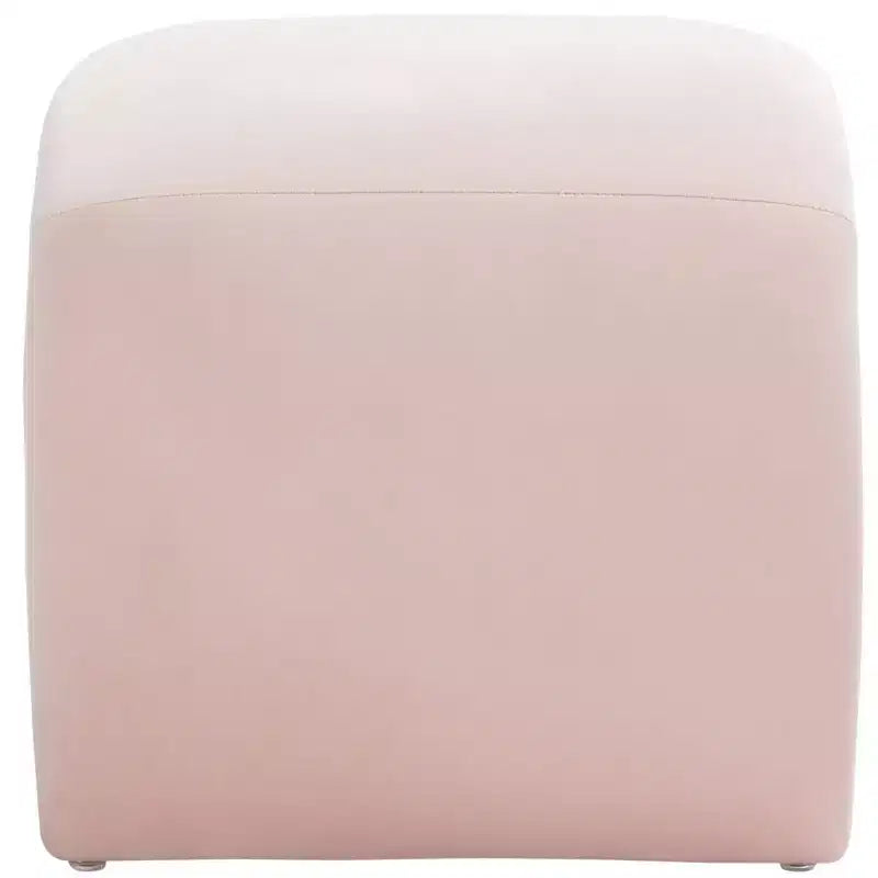 Pouf imbottito moderno, poggiapiedi imbottito e seduta extra per soggiorno e camera da letto