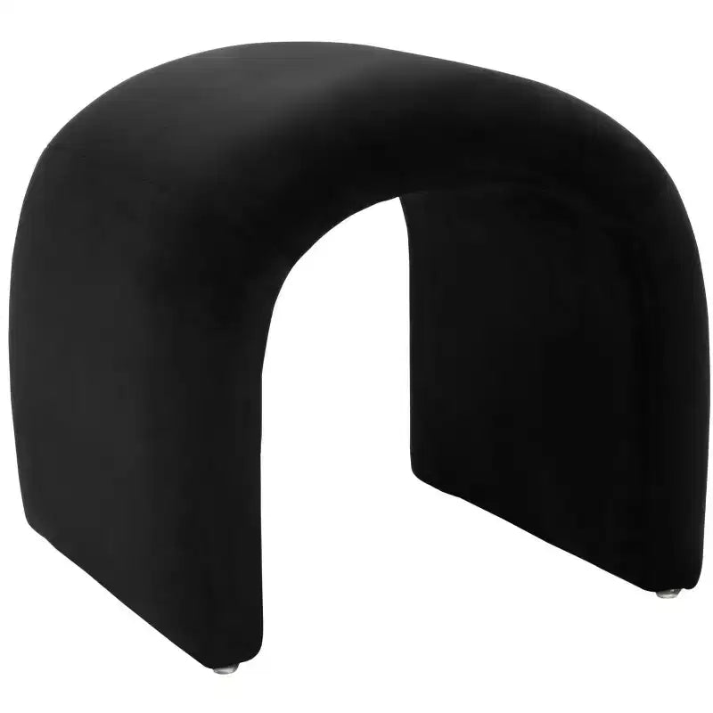 Pouf imbottito moderno, poggiapiedi imbottito e seduta extra per soggiorno e camera da letto