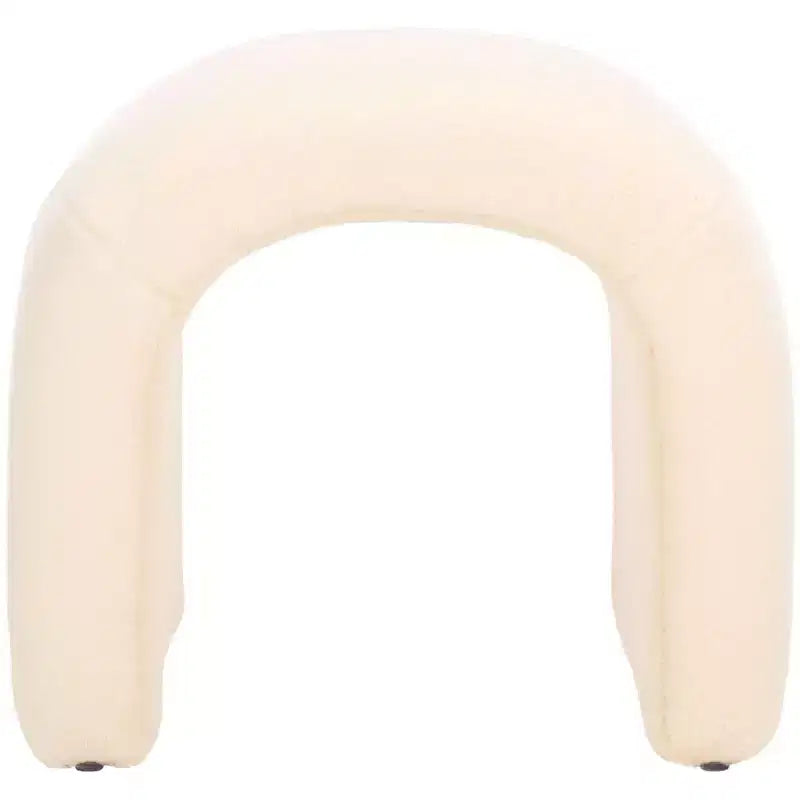 Pouf imbottito moderno, poggiapiedi imbottito e seduta extra per soggiorno e camera da letto