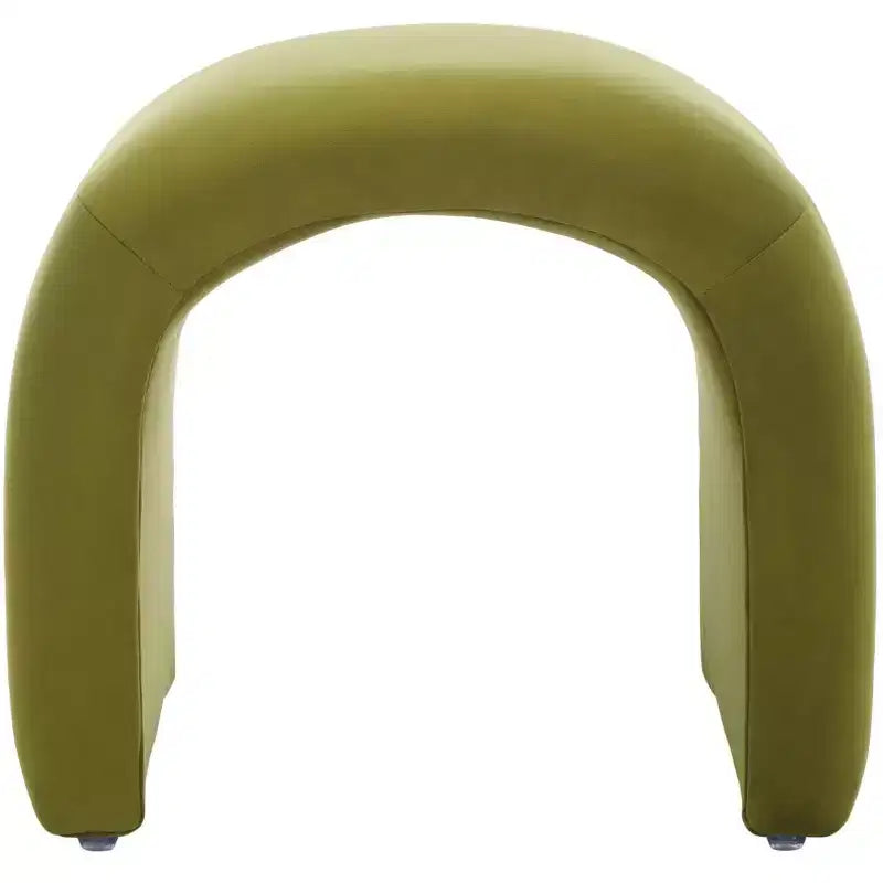 Pouf imbottito moderno, poggiapiedi imbottito e seduta extra per soggiorno e camera da letto