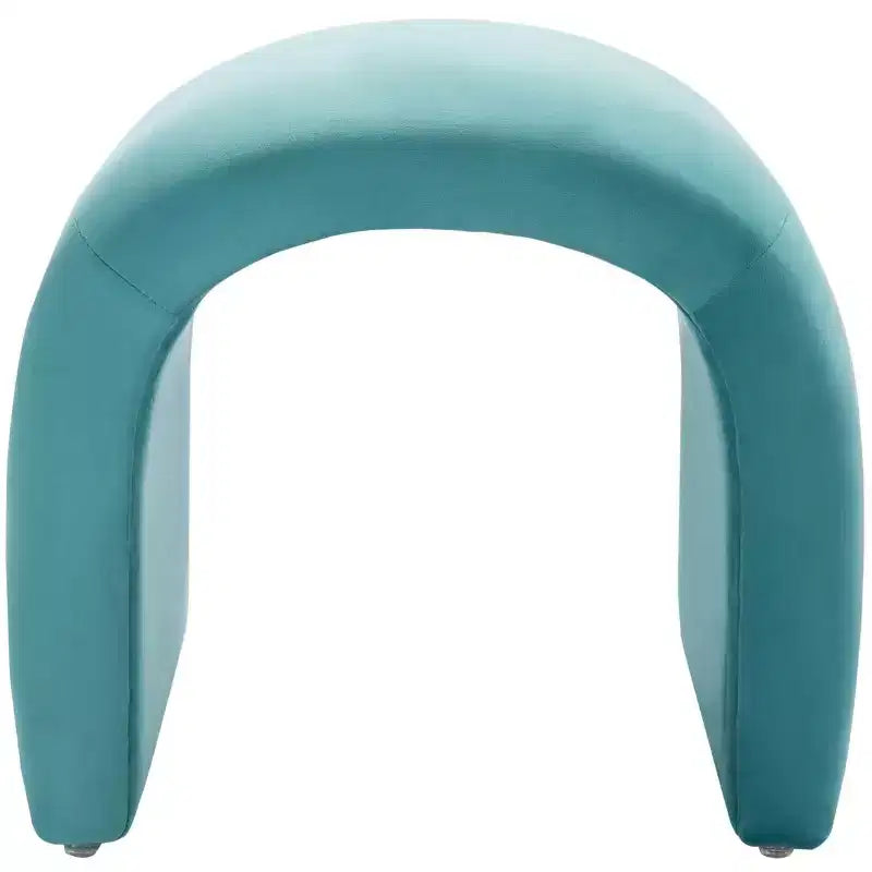Pouf imbottito moderno, poggiapiedi imbottito e seduta extra per soggiorno e camera da letto