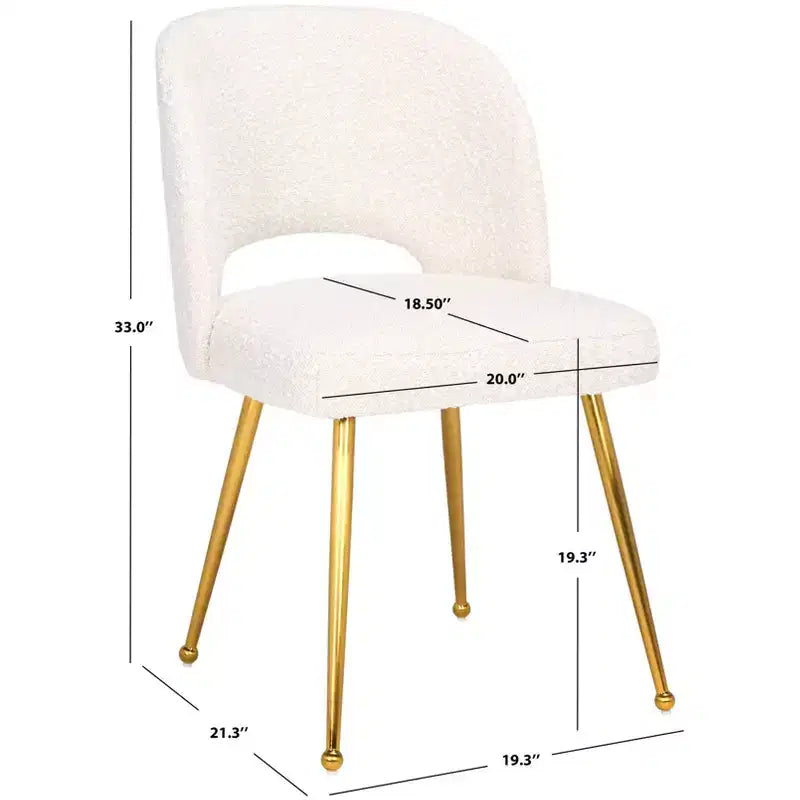Sedia da pranzo imbottita, stile moderno, seduta confortevole per casa e sala da pranzo