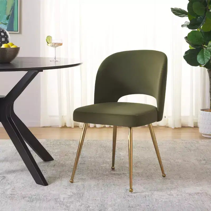Sedia da pranzo imbottita, stile moderno, seduta confortevole per casa e sala da pranzo