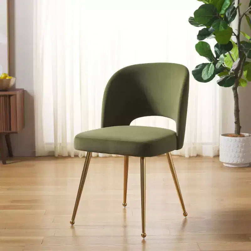 Sedia da pranzo imbottita, stile moderno, seduta confortevole per casa e sala da pranzo