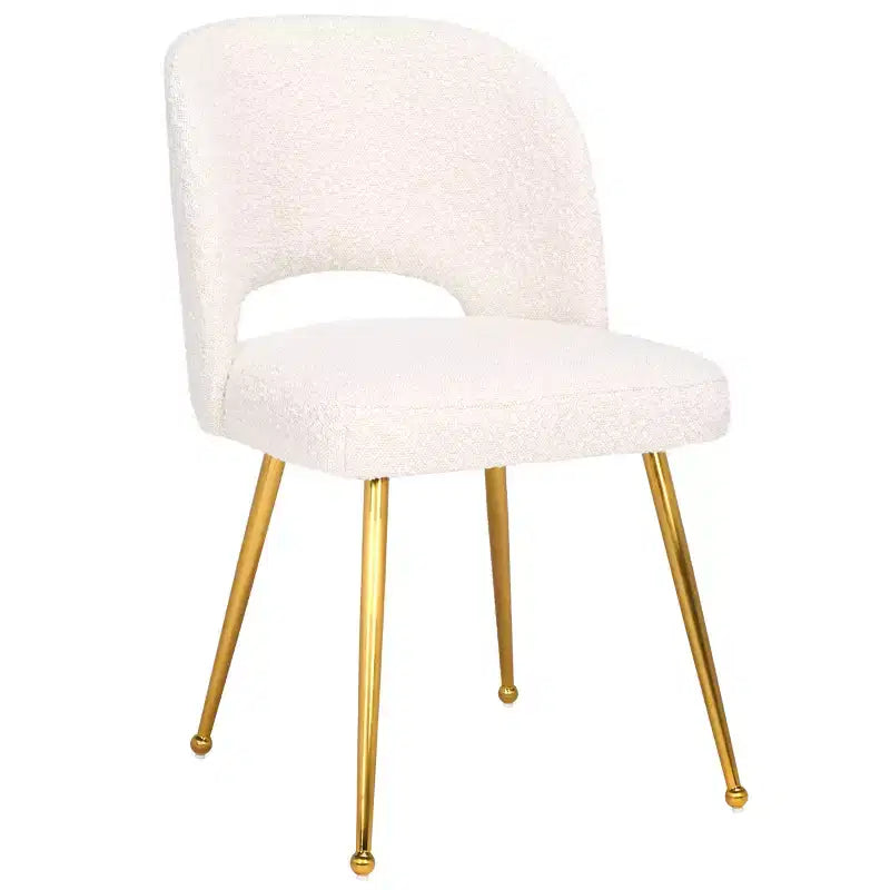 Sedia da pranzo imbottita, stile moderno, seduta confortevole per casa e sala da pranzo
