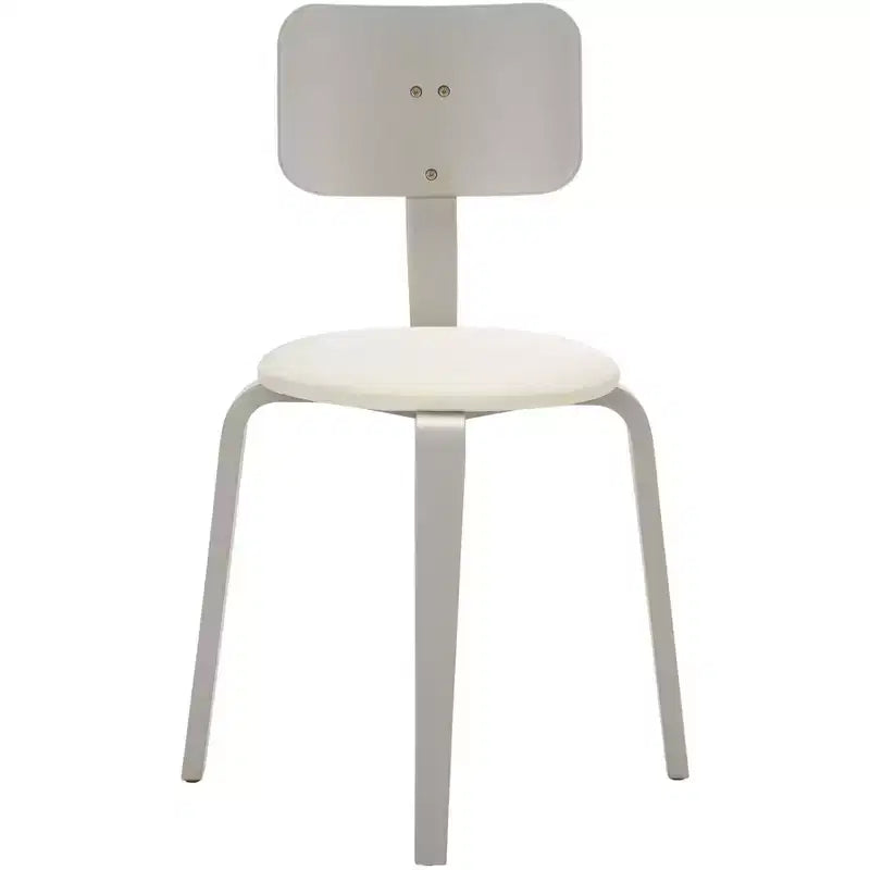 Sedie da pranzo imbottite impilabili, set da 2, stile moderno per casa e ufficio