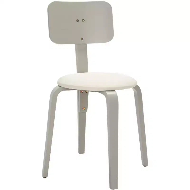 Sedie da pranzo imbottite impilabili, set da 2, stile moderno per casa e ufficio