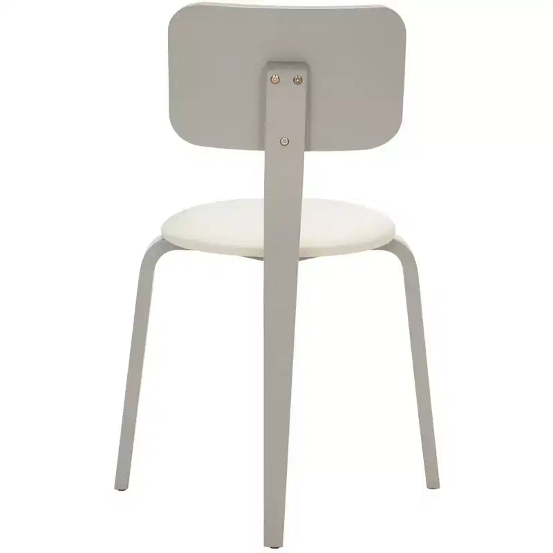 Sedie da pranzo imbottite impilabili, set da 2, stile moderno per casa e ufficio