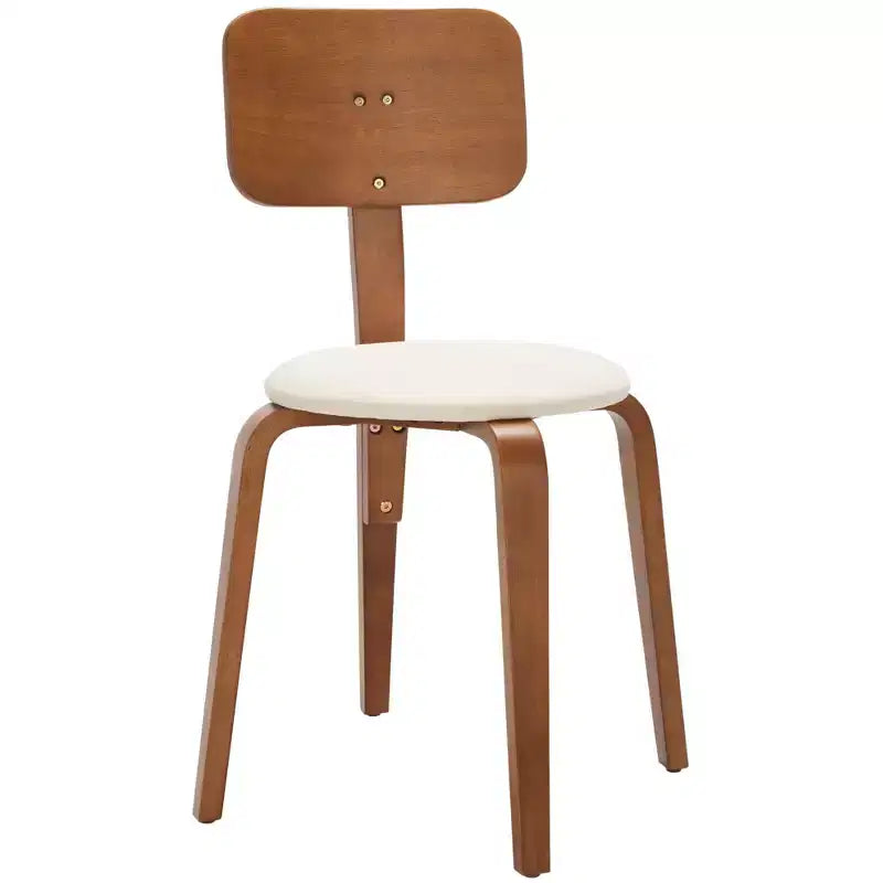 Sedie da pranzo imbottite impilabili, set da 2, stile moderno per casa e ufficio